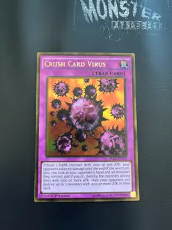 YUGIOH CRUSH CARD VIRUS GOLD RARE PGL2-EN070 1ST EDITION - Image 3
