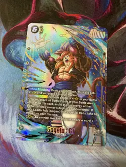 Gogeta : GT FB09-123 Alternate Art Dual Evolution Dragon Ball Card English NEW - Image 1