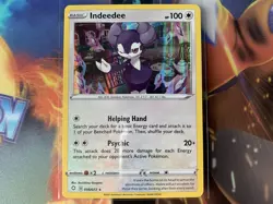 Holo Indeedee Pokemon Card 56/72 Shining Fates 056/072 Shiny Pack Fresh - Image 1
