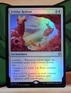 X 1 Felidar Retreat NM Zendikar Rising 016 MTG Magic The Gathering - Image 1