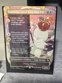 Summon: Good King Mog XII (Borderless) Commander: Final Fantasy Foil - Image 1