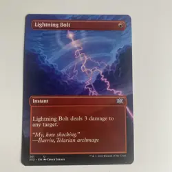 Lightning Bolt (Borderless) 361 MTG Double Masters 2022 Uncommon - Image 1
