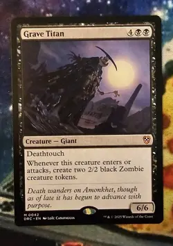MTG Grave Titan x1 NM from Commander: Aetherdrift - Image 1