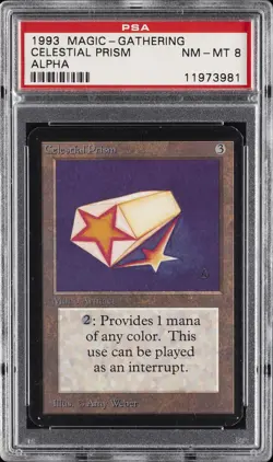 1993 MAGIC: THE GATHERING ALPHA CELESTIAL PRISM PSA 8 - Image 1
