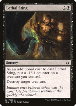LETHAL STING ~mtg NM-M Hour of Devastation Com x4 - Image 1