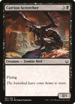CARRION SCREECHER ~mtg NM-M Hour of Devastation Com x4 - Image 1