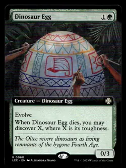 Dinosaur Egg (Extended Art) 60 R Commander: The Lost Caverns of Ixalan - Image 1