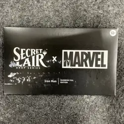 MTG: Secret Lair x Marvel Iron Man Rainbow Foil Edition, Sealed Sleeve has Wear - Image 1