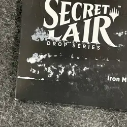 MTG: Secret Lair x Marvel Iron Man Rainbow Foil Edition, Sealed Sleeve has Wear - Image 3