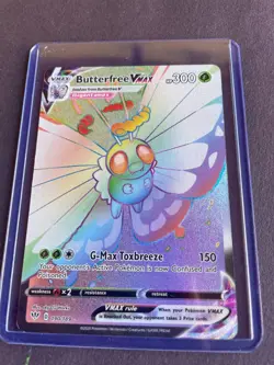 Butterfree VMAX 190/189 RAINBOW RARE Pokemon TCG Darkness Ablaze NM - Image 1