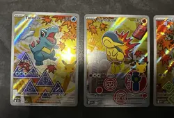 Pokemon Gen 2 First Partner Starters Chikorita Cyndaquil Totodile Promos - Image 2
