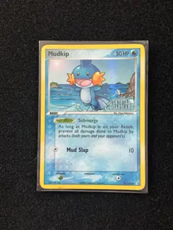 Mudkip 57/100 Reverse Holo Stamped ex Crystal Guardians Vintage Pokemon Card - Image 1