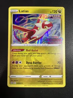 Pokemon Latias - Fusion Strike Black Star Prerelease Promo - SWSH171 NM - Image 1