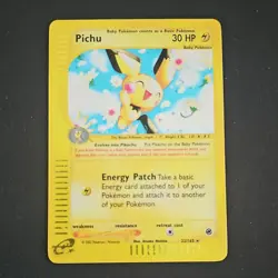 RESERVED - Pokemon TCG Expedition Base Set Reverse Holo Pichu & Golem - Image 1