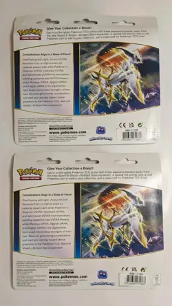 Pokemon TCG Sword & Shield - Brilliant Stars 3 Pack Blister Leafeon Sealed - Image 2