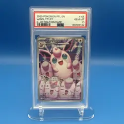 Pokemon TCG Wigglytuff 105/094 Me02 Phantasmal Flames IR Holo PSA 10 - Image 1