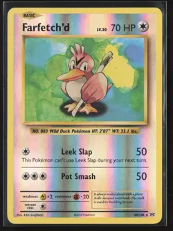 Farfetch'd 68/108 Rare Evolutions Pokemon Reverse Holo Lightly Played - Image 1