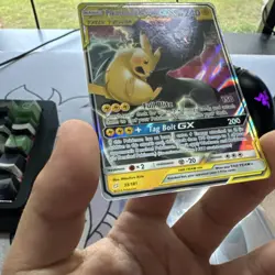 Pokemon TCG: Pikachu & Zekrom GX 33/181 Team Up TAG TEAM Holo UR 240 HP - Image 2