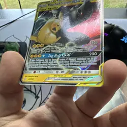 Pokemon TCG: Pikachu & Zekrom GX 33/181 Team Up TAG TEAM Holo UR 240 HP - Image 3