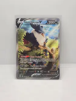 Honchkrow V 162/172 Ultra Rare Brilliant Stars Pokemon Near Mint - Image 1