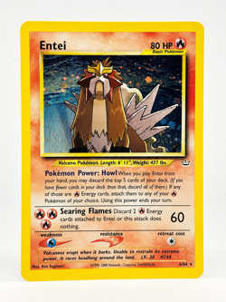 Pokemon TCG – Entei 6/64 Neo Revelation Holo LP - Image 1