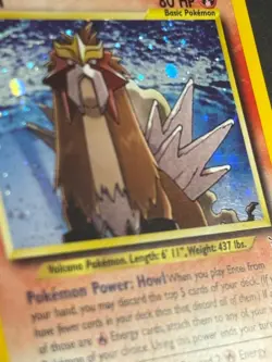 Pokemon TCG – Entei 6/64 Neo Revelation Holo LP - Image 3