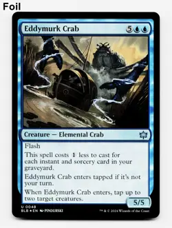 Eddymurk Crab - FOIL - MTG Bloomburrow 💧💧 - Image 3