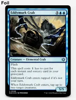 Eddymurk Crab - FOIL - MTG Bloomburrow 💧💧 - Image 5