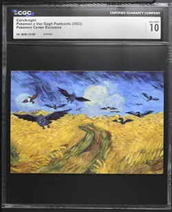 2023 CGC 10 Graded Pokemon Corviknight Pokemon Center Exclusive Postcard - Image 1