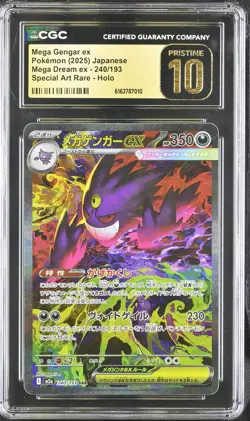 CGC 10 PRISTINE Pokemon Mega Gengar EX 240/193 Special Art Rare SAR Japanese - Image 1