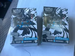 Pokemon Scarlet & Violet Black Bolt Booster Bundle Box Lot Sealed NEW X2 - Image 1