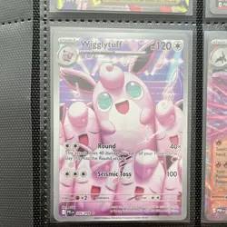 Pokemon TCG Wigglytuff 105/094 Paldean Fates Full Art Holo Rare Eng 120HP - Image 1