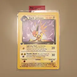 Wizards of the Coast Dark Jolteon 38/82 Team Rocket 1st Edition 2000 En 50 MP - Image 1