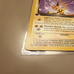Wizards of the Coast Dark Jolteon 38/82 Team Rocket 1st Edition 2000 En 50 MP - Image 2