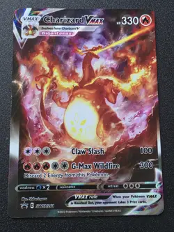 MISCUT ERROR POKEMON TCG Charizard UPC VMAX Black Star Promos SWSH261 Promo - Image 1