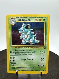 Nidoqueen Jungle 7/64 Holo Rare Pokemon TCG Vintage - Image 1