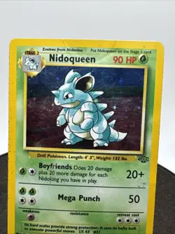 Nidoqueen Jungle 7/64 Holo Rare Pokemon TCG Vintage - Image 2