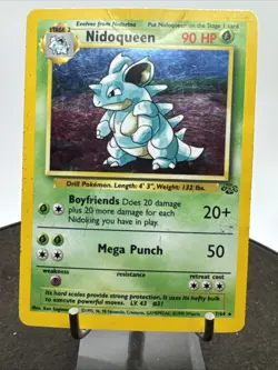 Nidoqueen Jungle 7/64 Holo Rare Pokemon TCG Vintage - Image 3