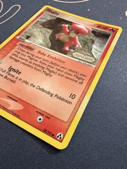 Magby 58/92 Pokemon 2006 EX Legend Maker Reverse Holo Stamped LP - Image 3