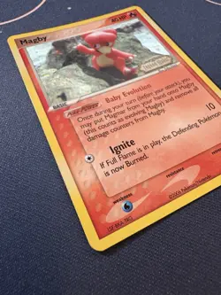 Magby 58/92 Pokemon 2006 EX Legend Maker Reverse Holo Stamped LP - Image 4