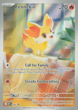 FENNEKIN 080 HOLO PROMO ME: MEGA EVOLUTION PROMO POKEMON NEAR MINT - Image 1