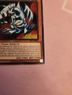 Yu-Gi-Oh Blue-Eyes Toon Dragon SRL-EN000 (Secret Rare) Unlimited N/M - Image 5