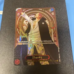 Shanks (SP) (Gold) OP09-004 Super Rare Carrying On His Will One Piece Near Mint - Image 1