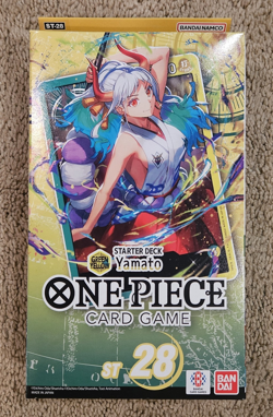 🔥 Bandai One Piece Card Game Yamato Starter Deck ST-28 Green/Yellow English 50 - Image 1