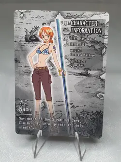 Nami One Piece SSR OP-KDAD1-008 Anime CCG Earliy Series Classic Anime Art Card - Image 2
