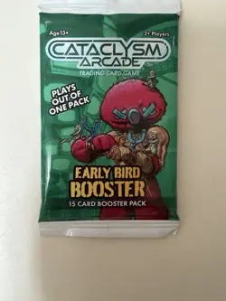 Cataclysm Arcade TCG Kickstarter Early Bird 15 Card Booster Pack SEALED - Image 1