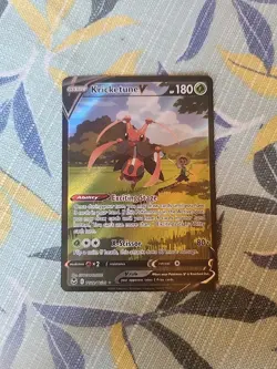 Kricketune V TG12/TG30 Silver Tempest Trainer Gallery Ultra Rare Pokemon Card - Image 1