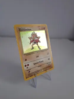 Hitmonchan 7/102 Holo Base Set Vintage Pokemon Card. 1999 WOTC. - Image 2