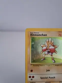 Hitmonchan 7/102 Holo Base Set Vintage Pokemon Card. 1999 WOTC. - Image 4