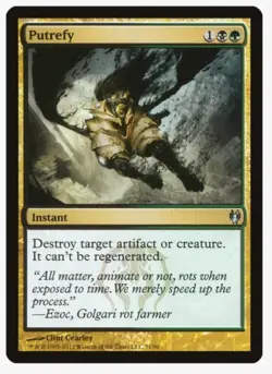 Putrefy | MTG DDJ | Golgari Removal EDH Pioneer Modern Staple | LP - Image 1